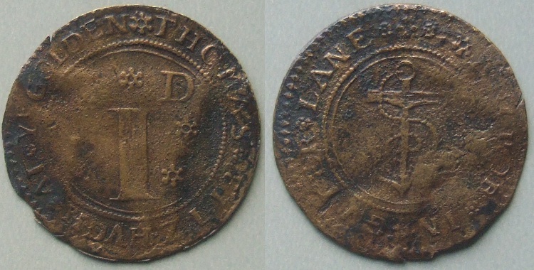 Gutter Lane, Thomas Fitzhugh 1d At Ye Golden Anchor